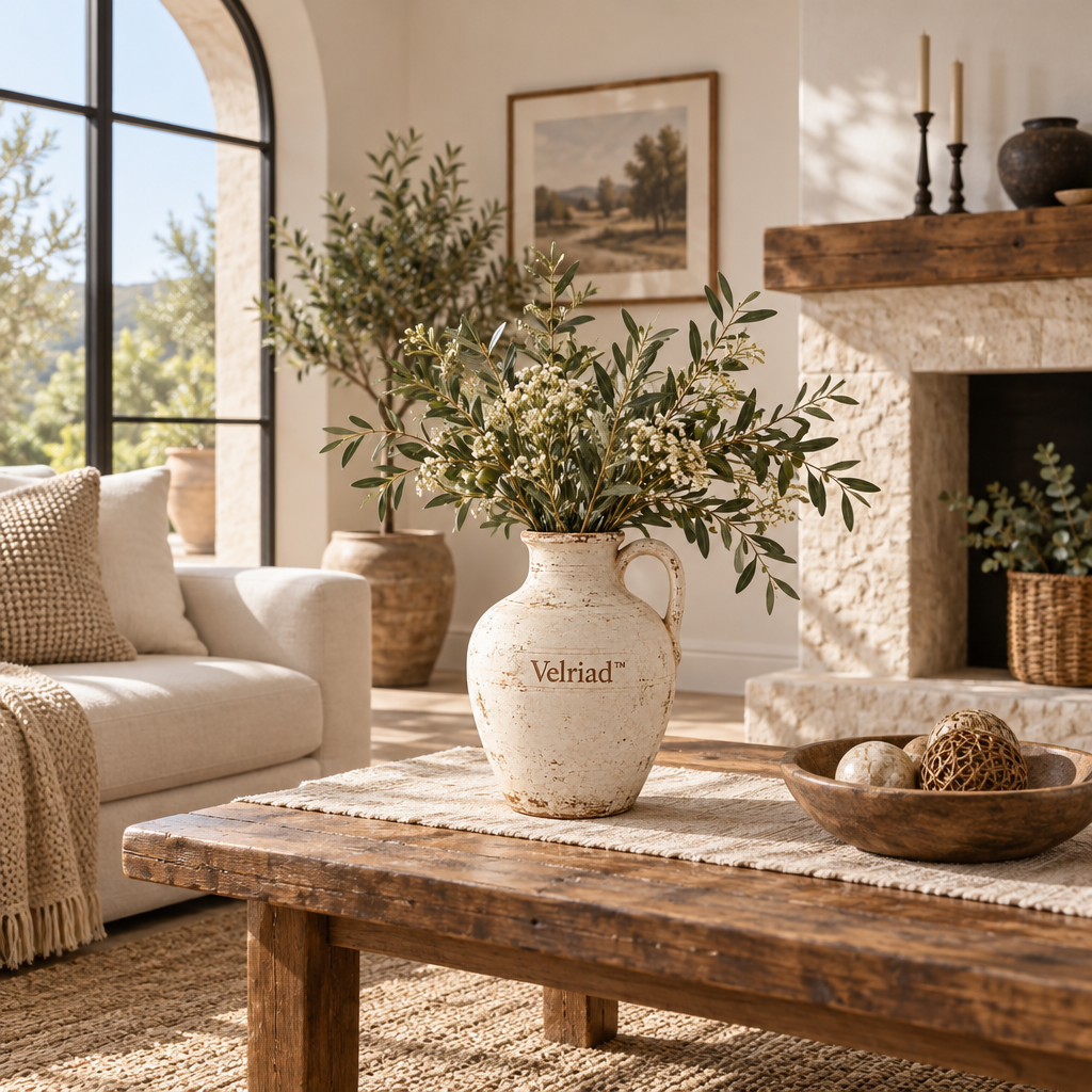 Velriad™ Rustic Ivory Handle Vase - view 2
