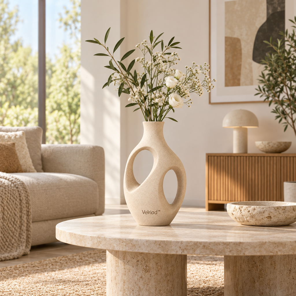 Velriad™ Sculptural Double-Loop Vase - view 2